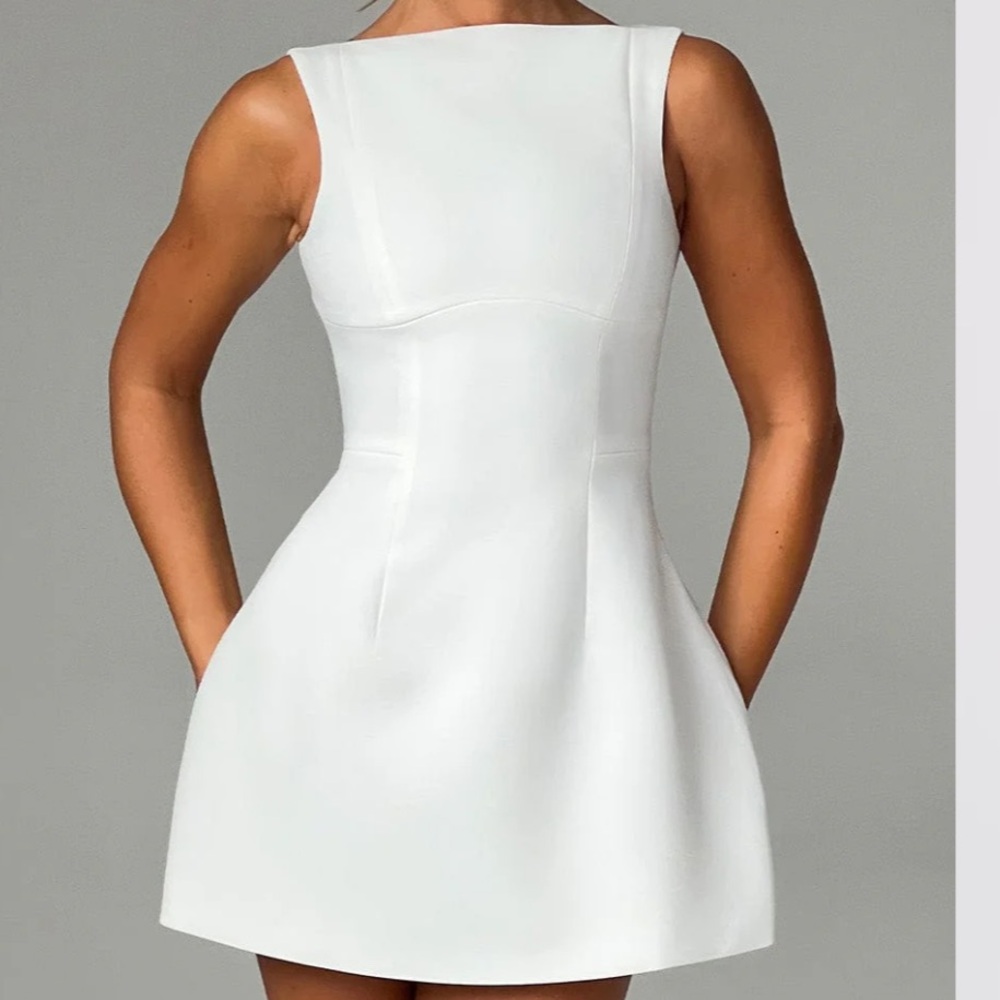 Babyboo | Alana Mini Dress - Ivory | Size Medium